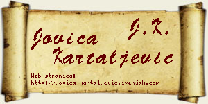 Jovica Kartaljević vizit kartica
